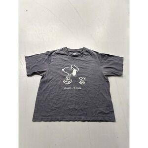 Uniqlo Peanuts X Yu Nagaba T Shirt Gray Small